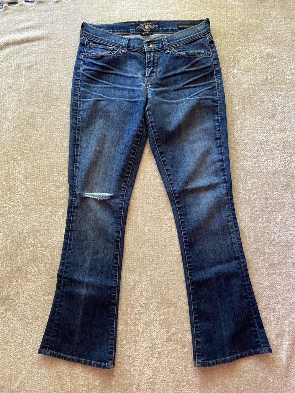 Lucky Brand Charlie Baby Boot Blue Light Wash  Boot Cut